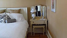 Dressing table with mirror.