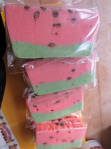 Watermelon fudge from Harbourtown Fudge!